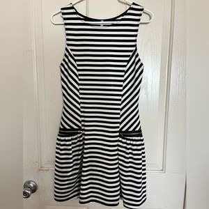 Black & white stripe dress
